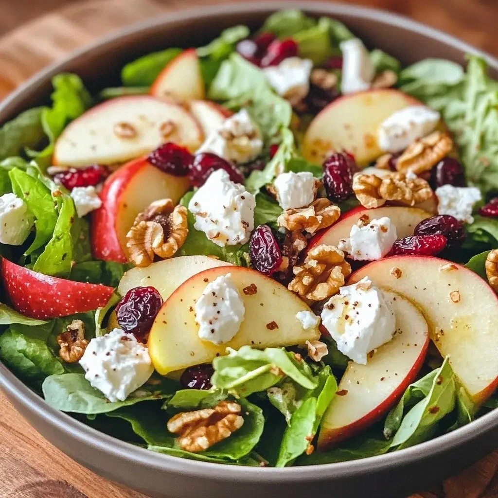 Fresh Walnut Apple Salad Recip