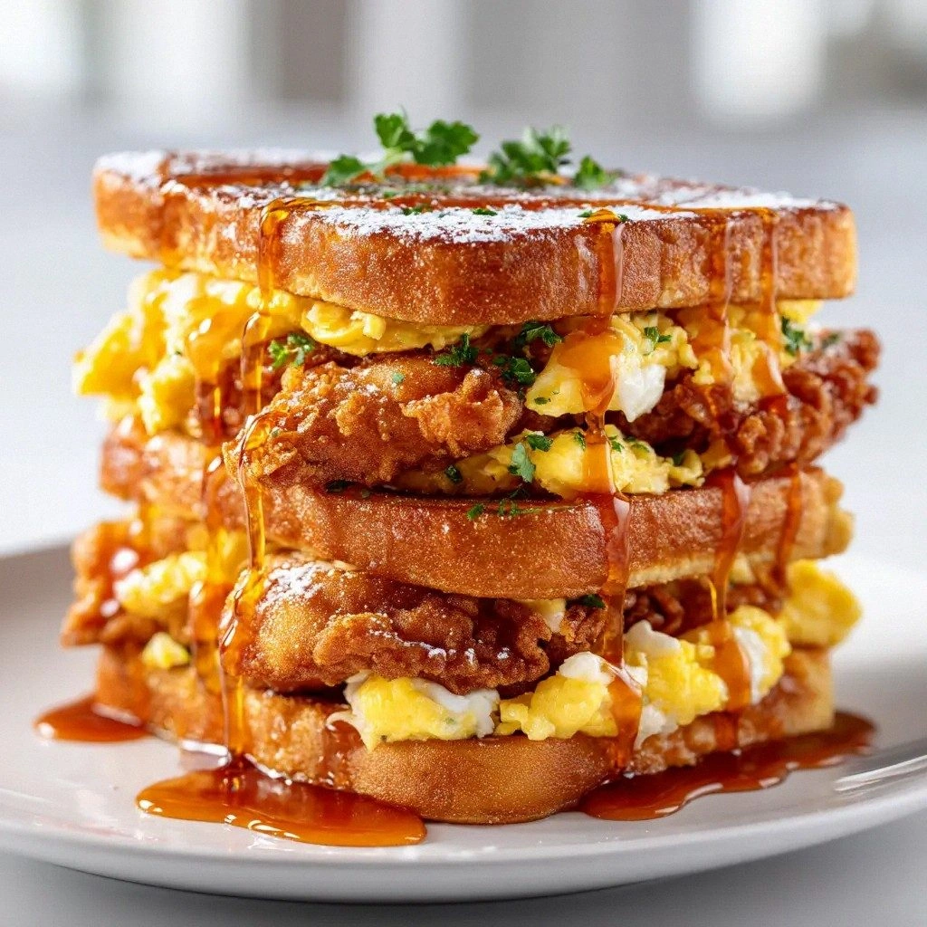 Fried Chicken French Toast San