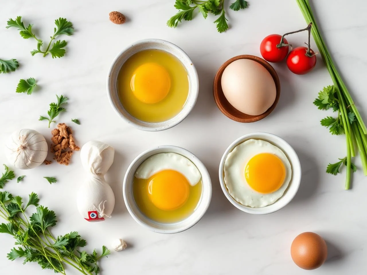 Ingredients for Fried Eggs