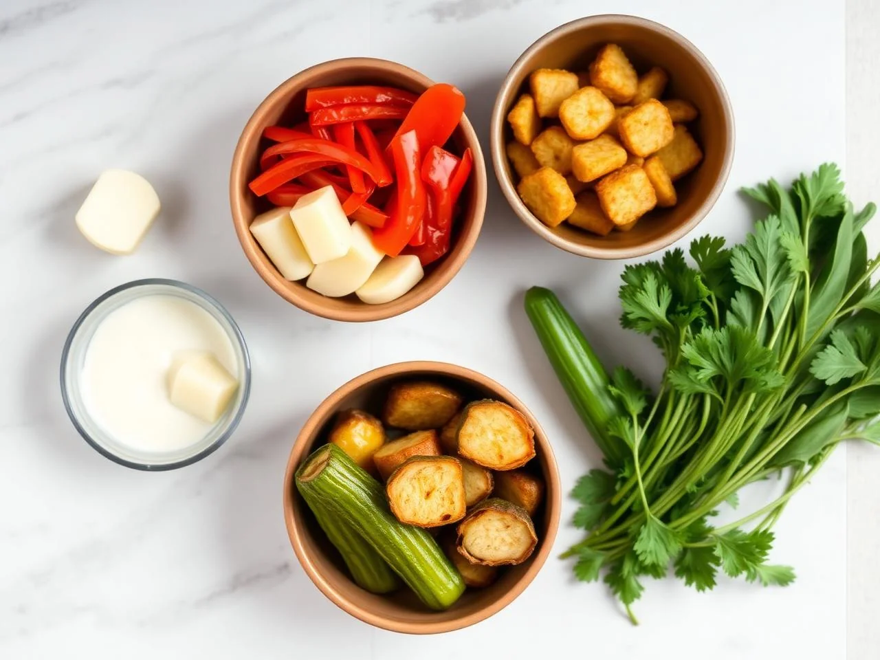 Ingredients for Fried Pickles