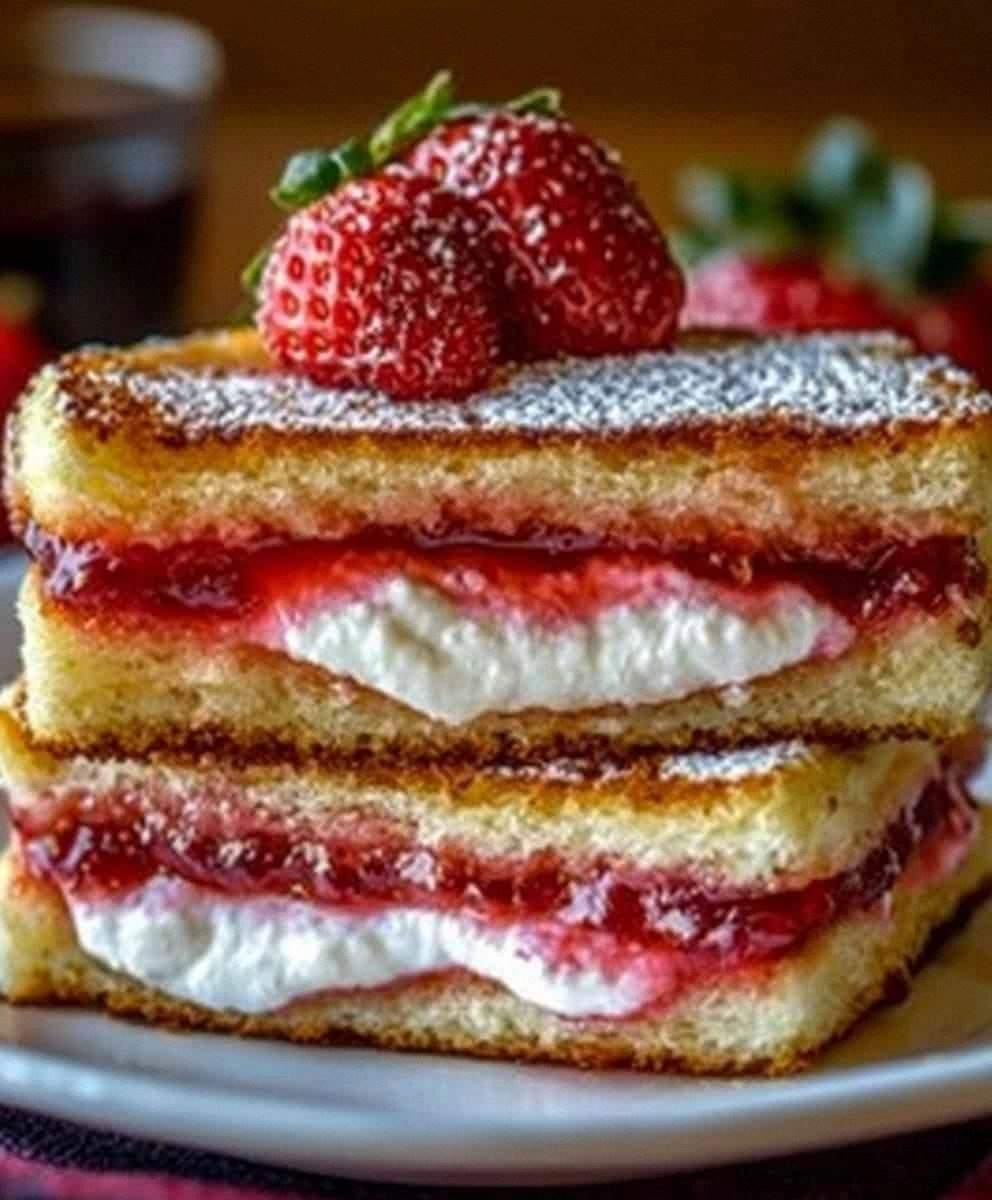 Fried Strawberry Cheesecake Sandwiches: A Deliciously Indulgent Treat