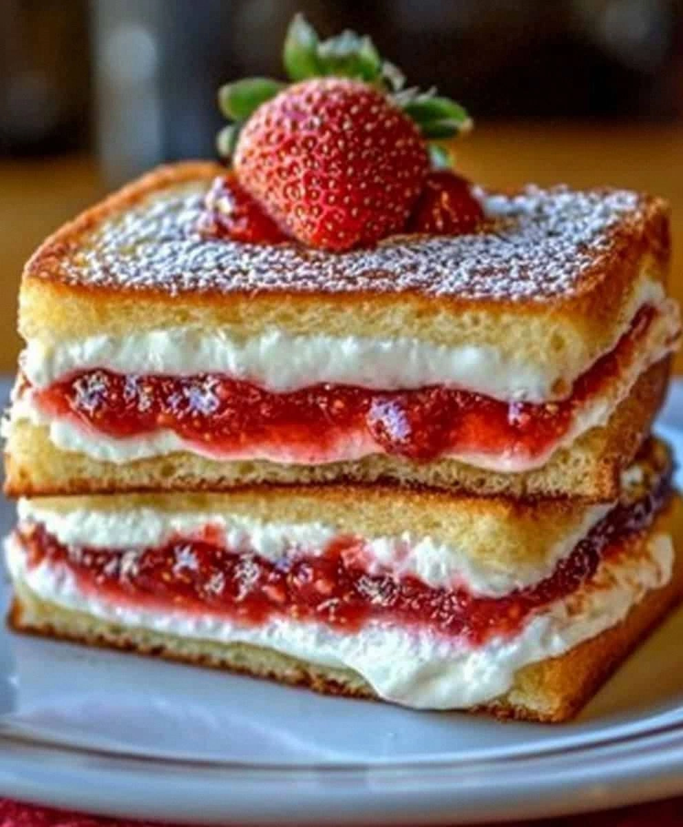 Fried Strawberry Cheesecake Sandwiches: A Deliciously Indulgent Treat