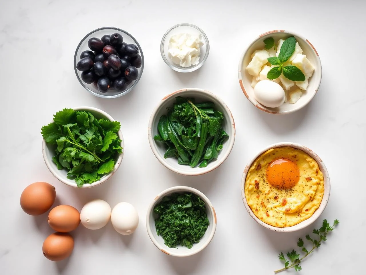 Ingredients for Frittata