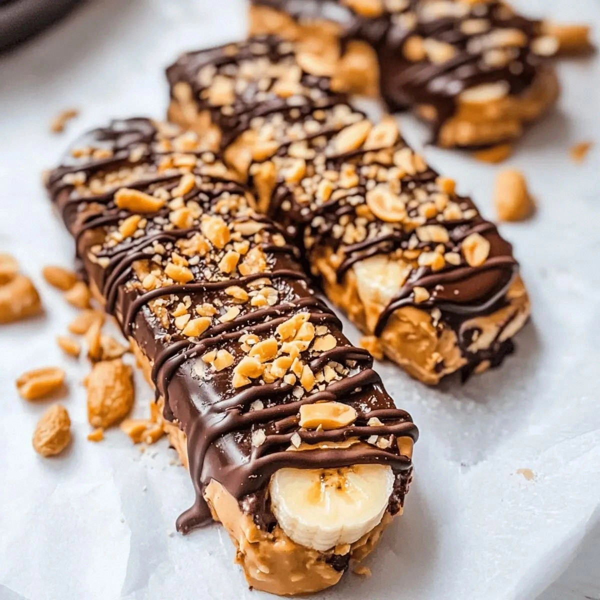 Frozen Banana Snickers: Guilt-Free Bliss in Every Bite