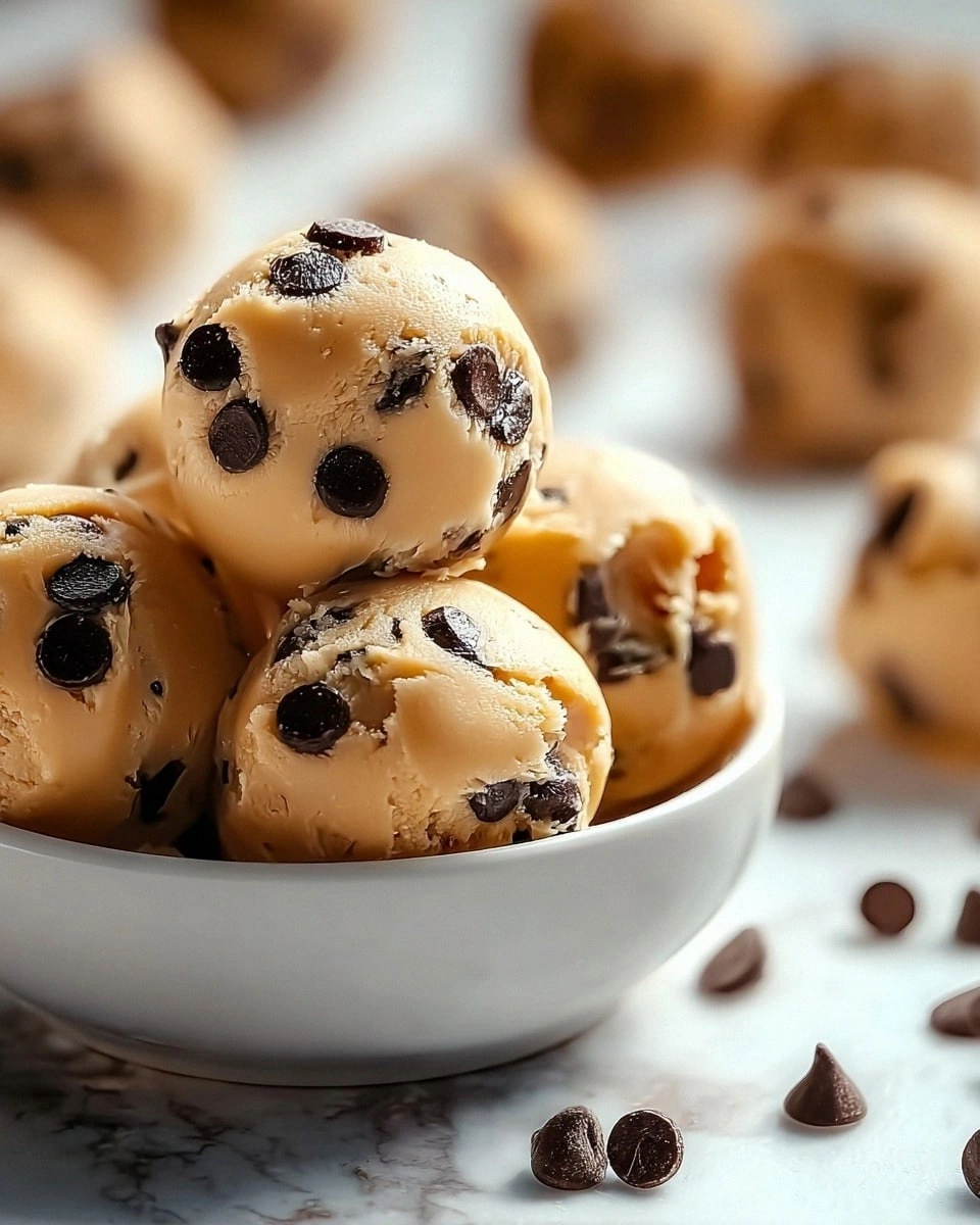 Frozen Greek Yogurt Peanut Butter Bites with Chocolate Chips Recipe