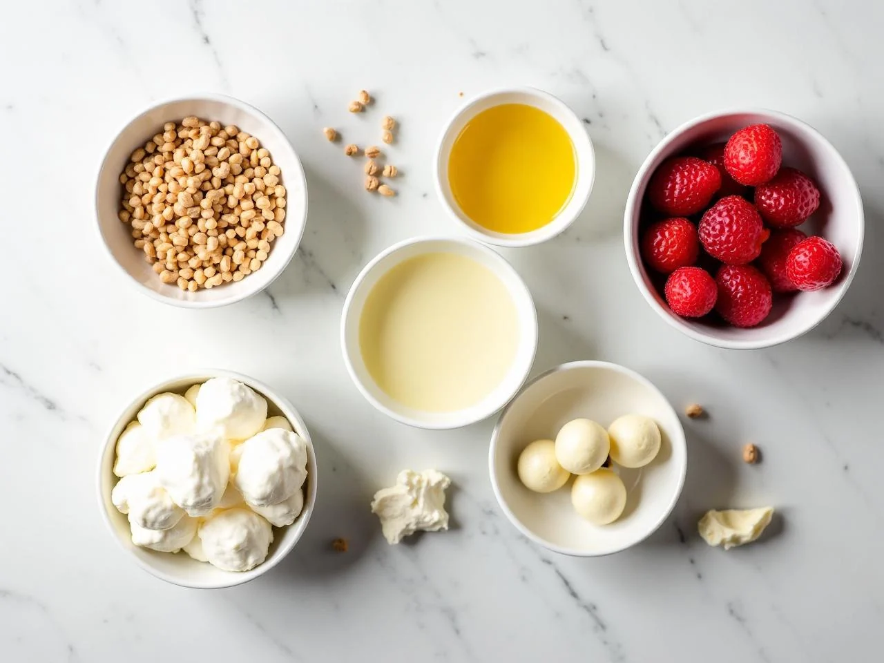 Ingredients for Frozen Yogurt Bark