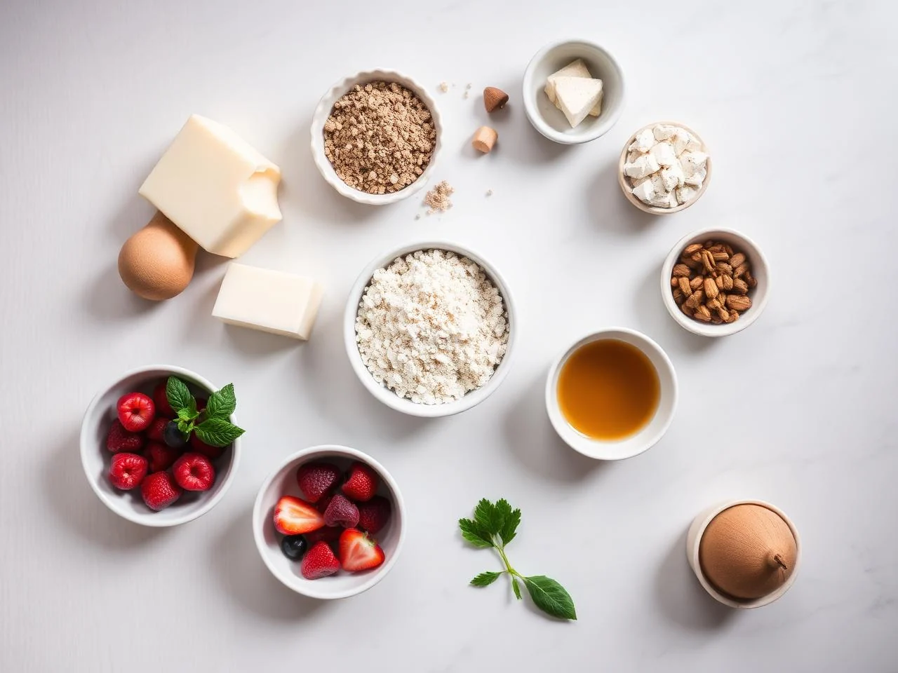 Ingredients for Fruit Tart