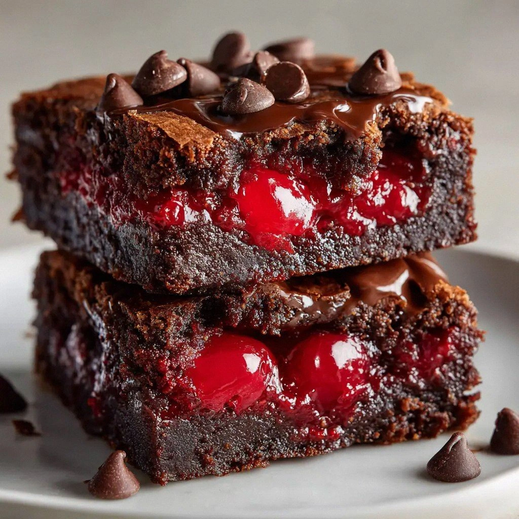 Fudgy Cherry Brownies (The BES
