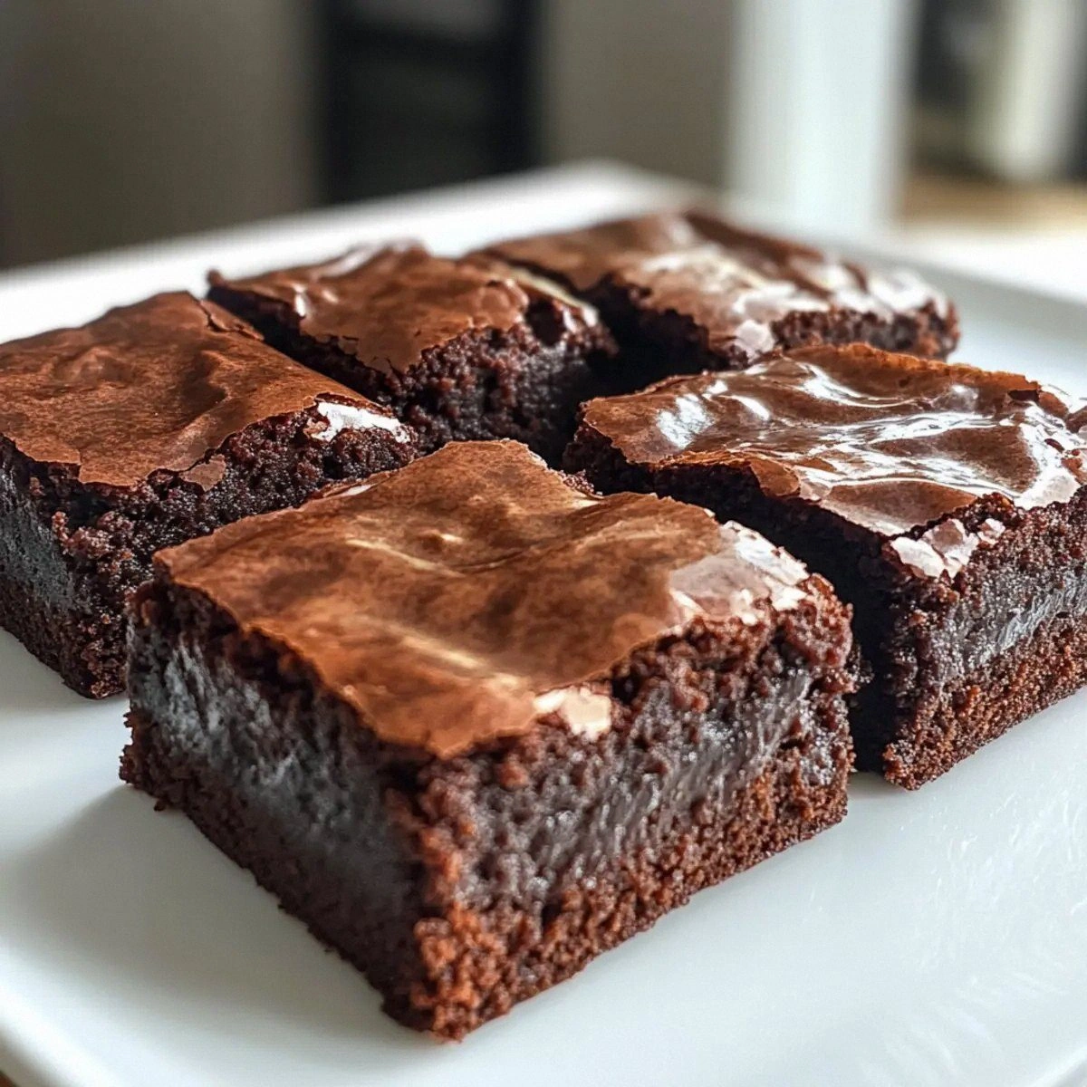 Fudgy Flourless Greek Yogurt Brownies for Guilt-Free Indulgence