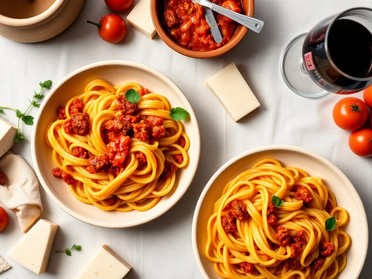 Fusilli With Tomato And Sausage