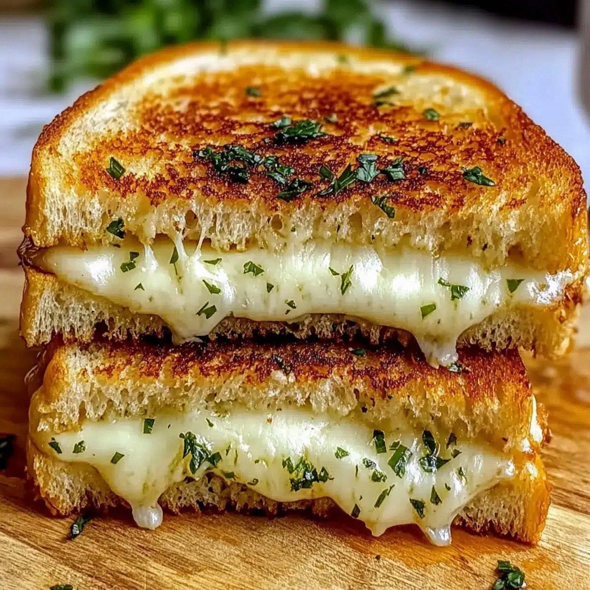 Garlic Bread Grilled Cheese: A Cheesy Dream Come True