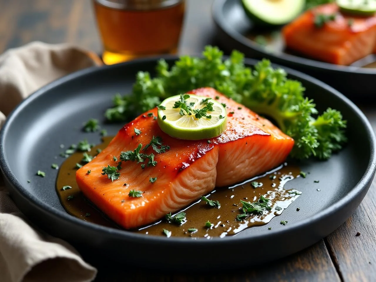 Garlic Butter Baked Salmon