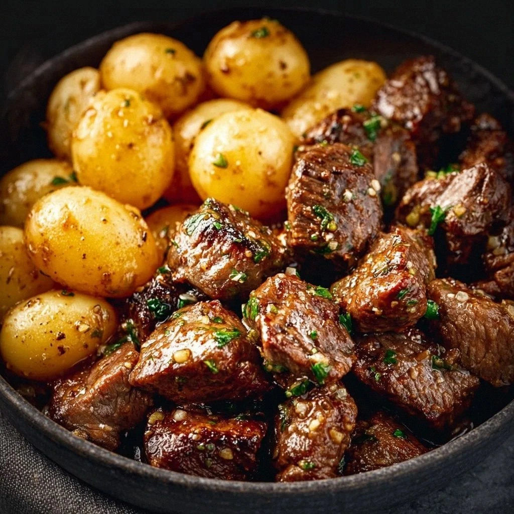Garlic Butter Beef Bites with 