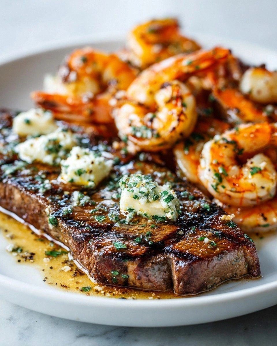 Garlic Butter Grilled Steak & 