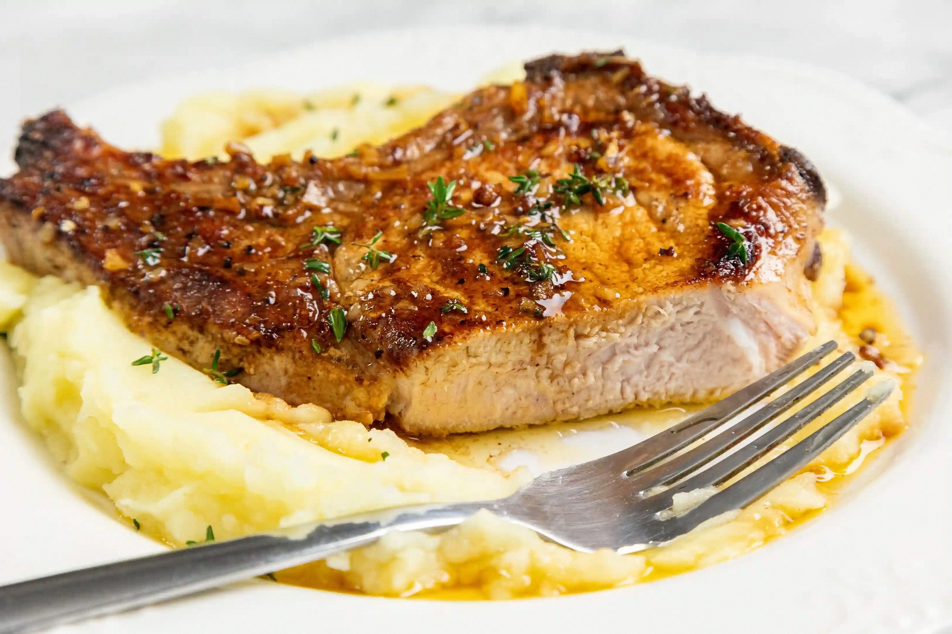 Garlic Butter Pan Seared Pork 