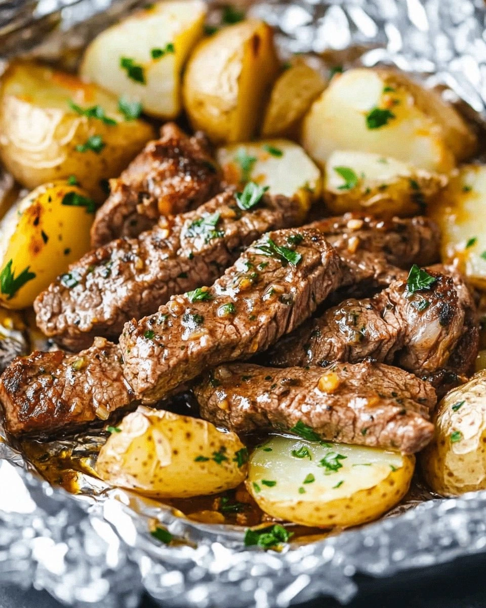 Garlic Butter Steak and Potato