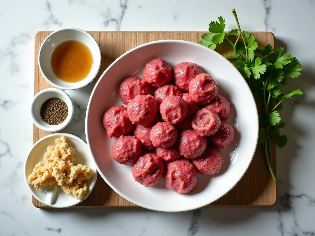 Ingredients for Garlic Butter Steak Bites