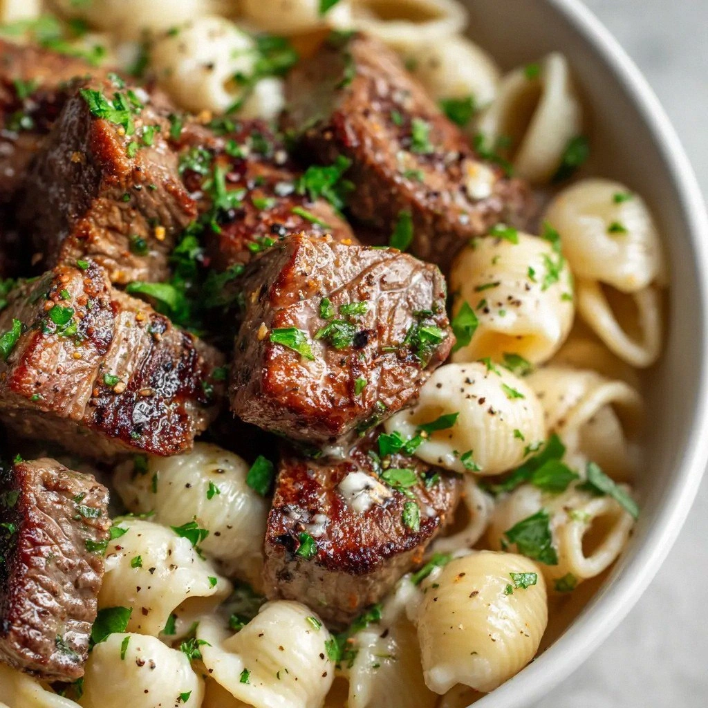 Garlic Butter Steak Bites: The