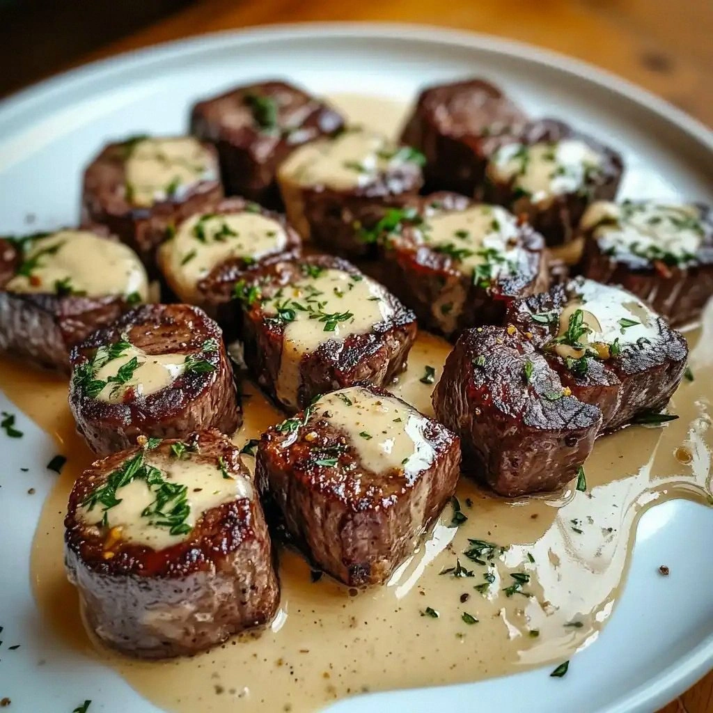 Garlic Butter Steak Bites with