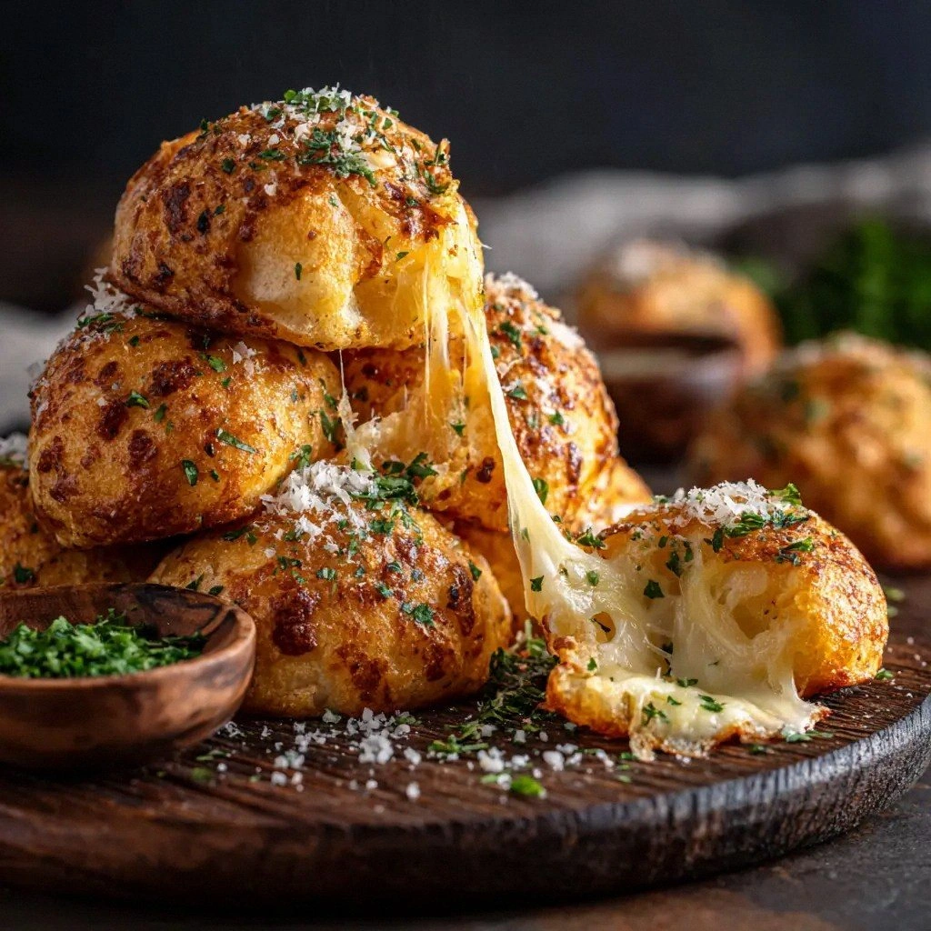 Garlic Cheese Bombs (The Easie
