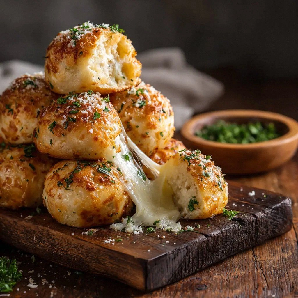 Garlic Cheese Bombs (The Easie