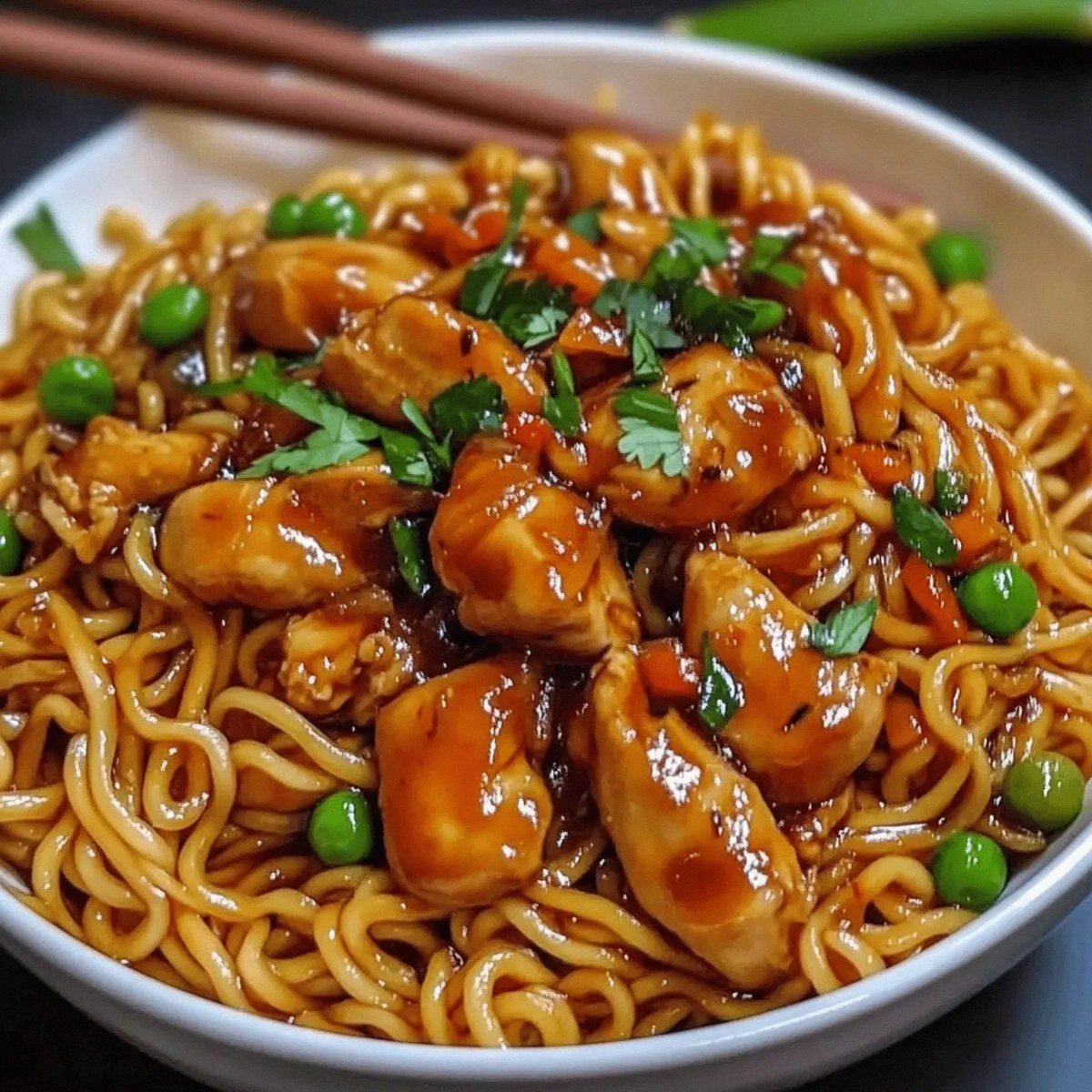 Garlic Chicken Noodles: A Flav