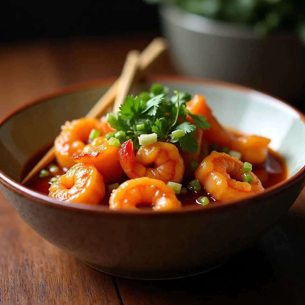 Garlic Ginger Shrimp Stir-Fry