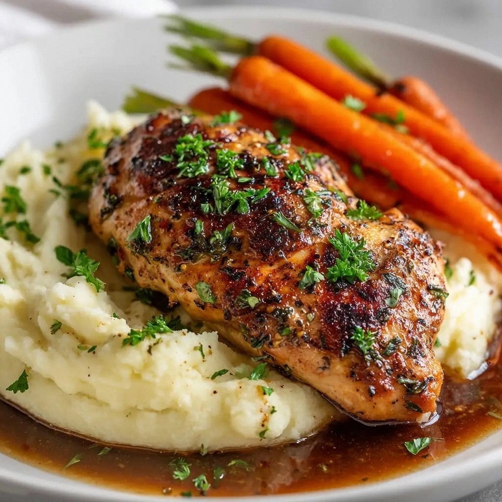 Garlic Herb Chicken: The Juici