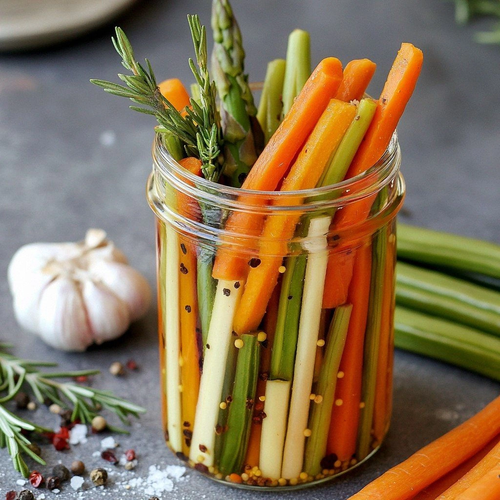 Garlic & Herb Pickled Veggie S