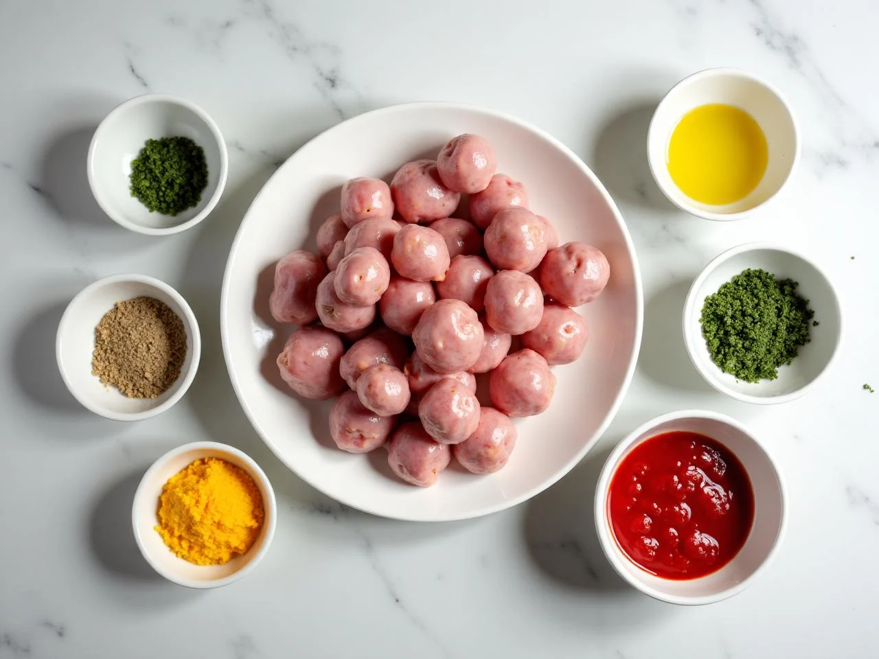 Ingredients for Garlic Herb Roasted Pork Tenderloin
