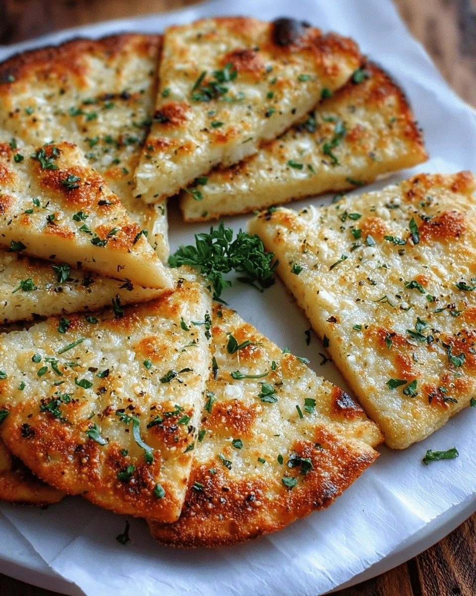 Garlic Keto Flatbread
