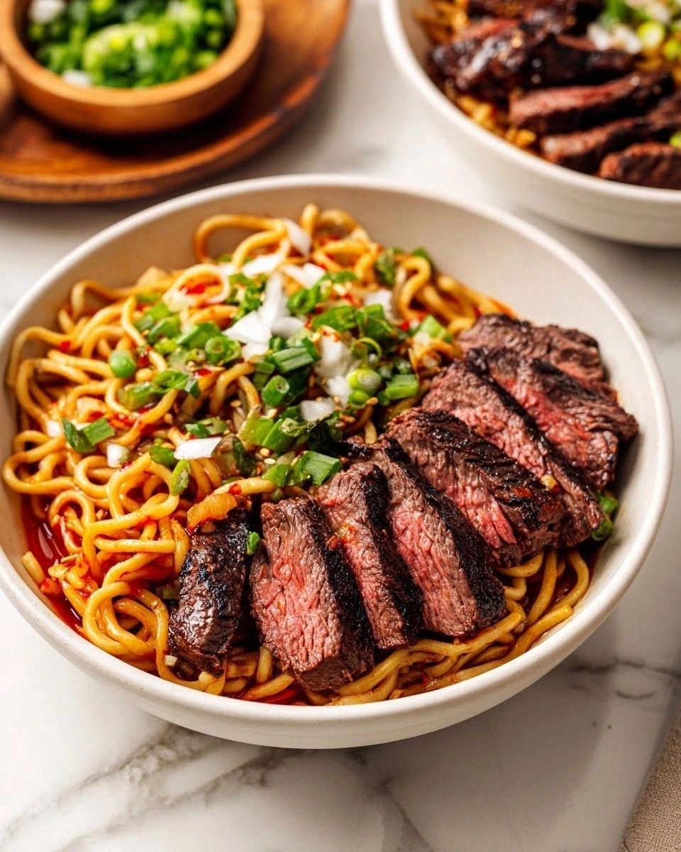 Garlic Noodles with Teriyaki C