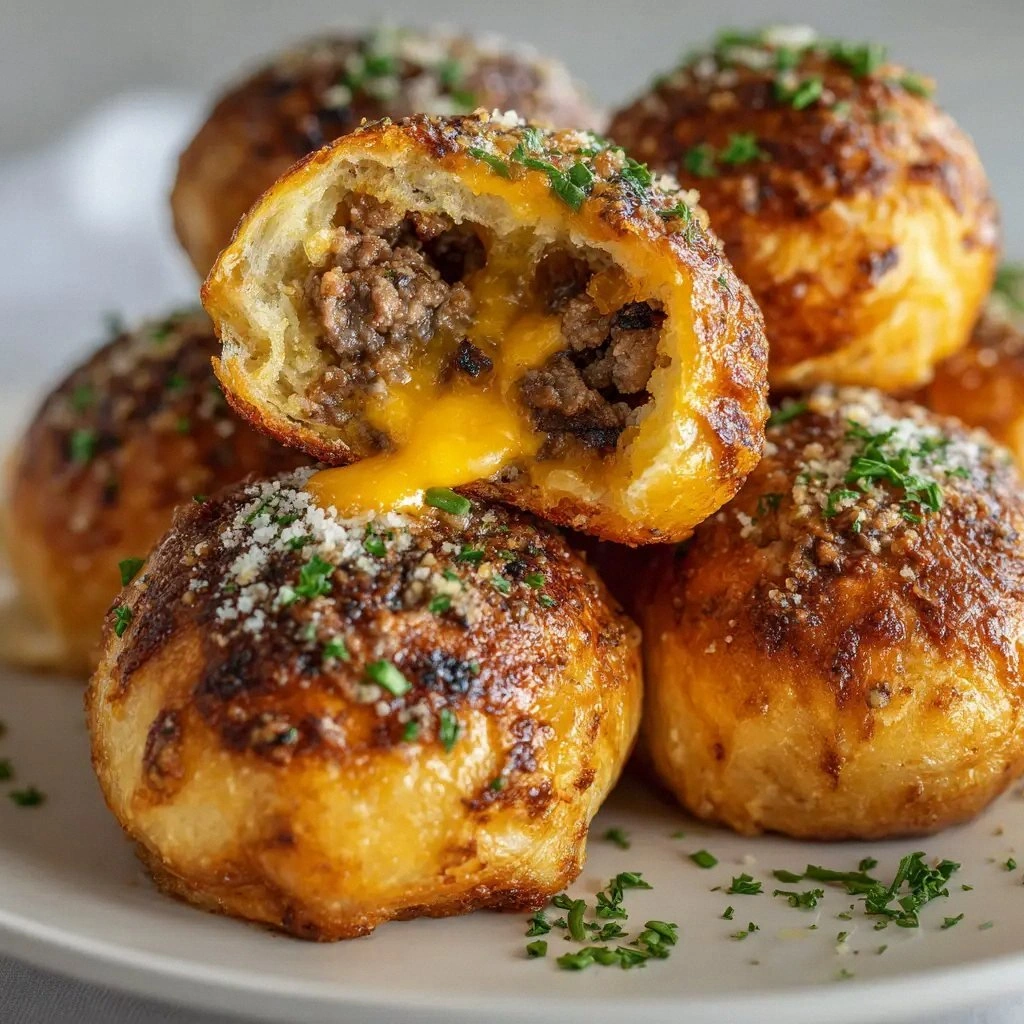 Garlic Parmesan Cheeseburger B