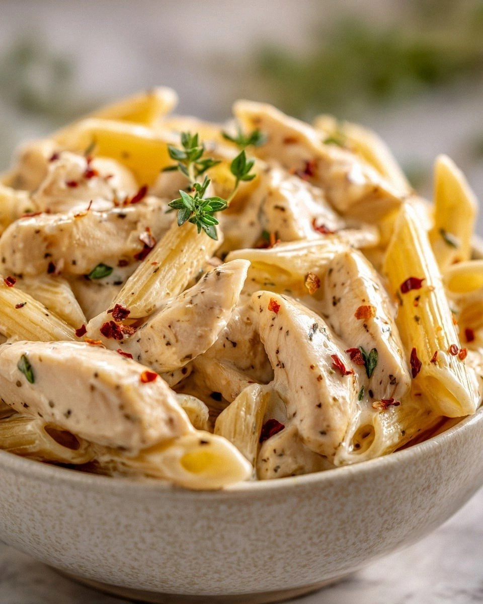 Garlic Parmesan Chicken Pasta 