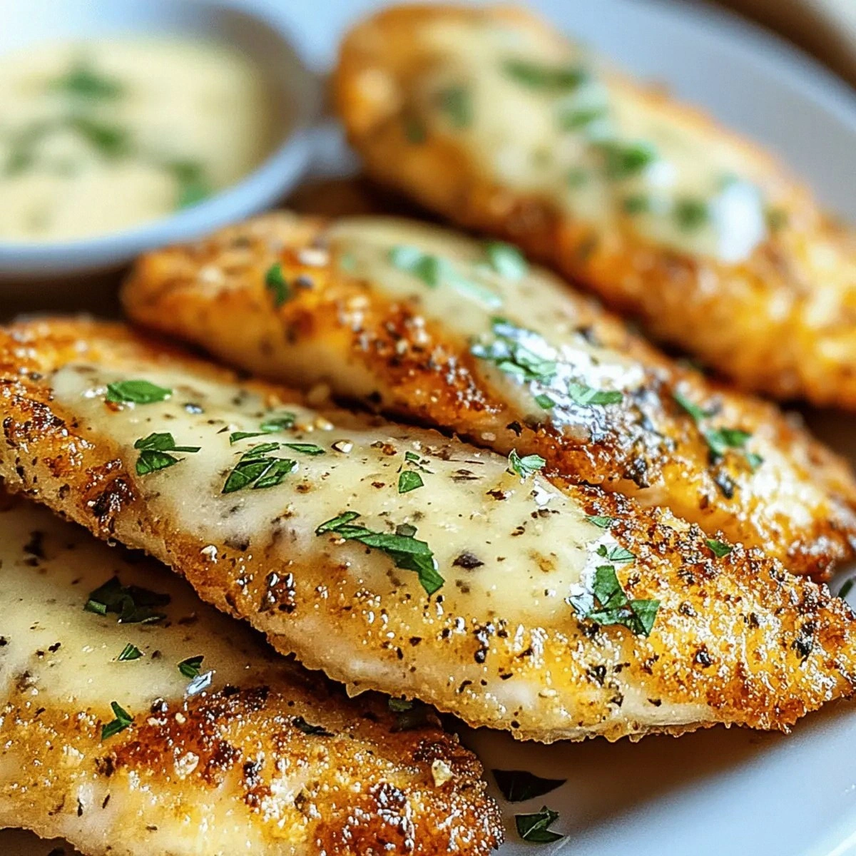 Garlic Parmesan Chicken Tenders Crispy, Juicy Perfection!