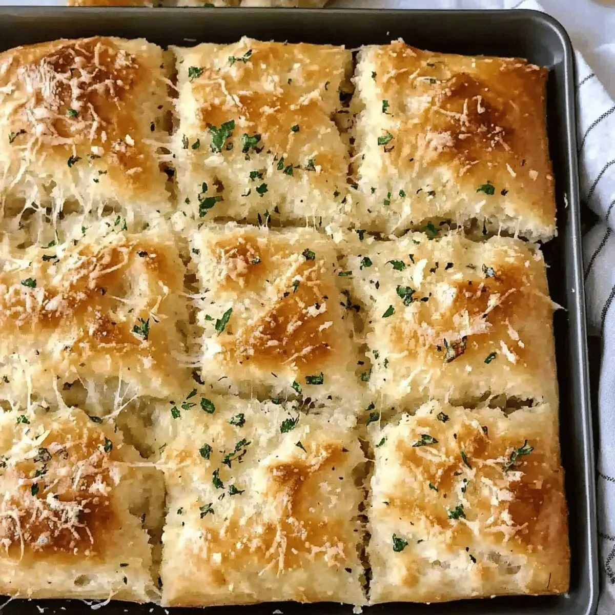 Garlic Parmesan Focaccia Bread You’ll Crave Again and Again