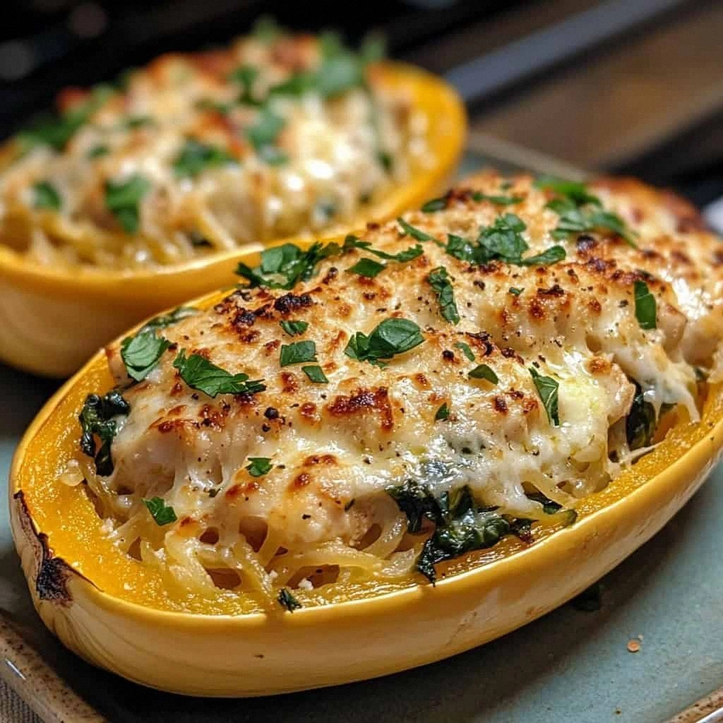 Garlic Parmesan Stuffed Spaghetti Squash: A Delicious & Easy Recipe