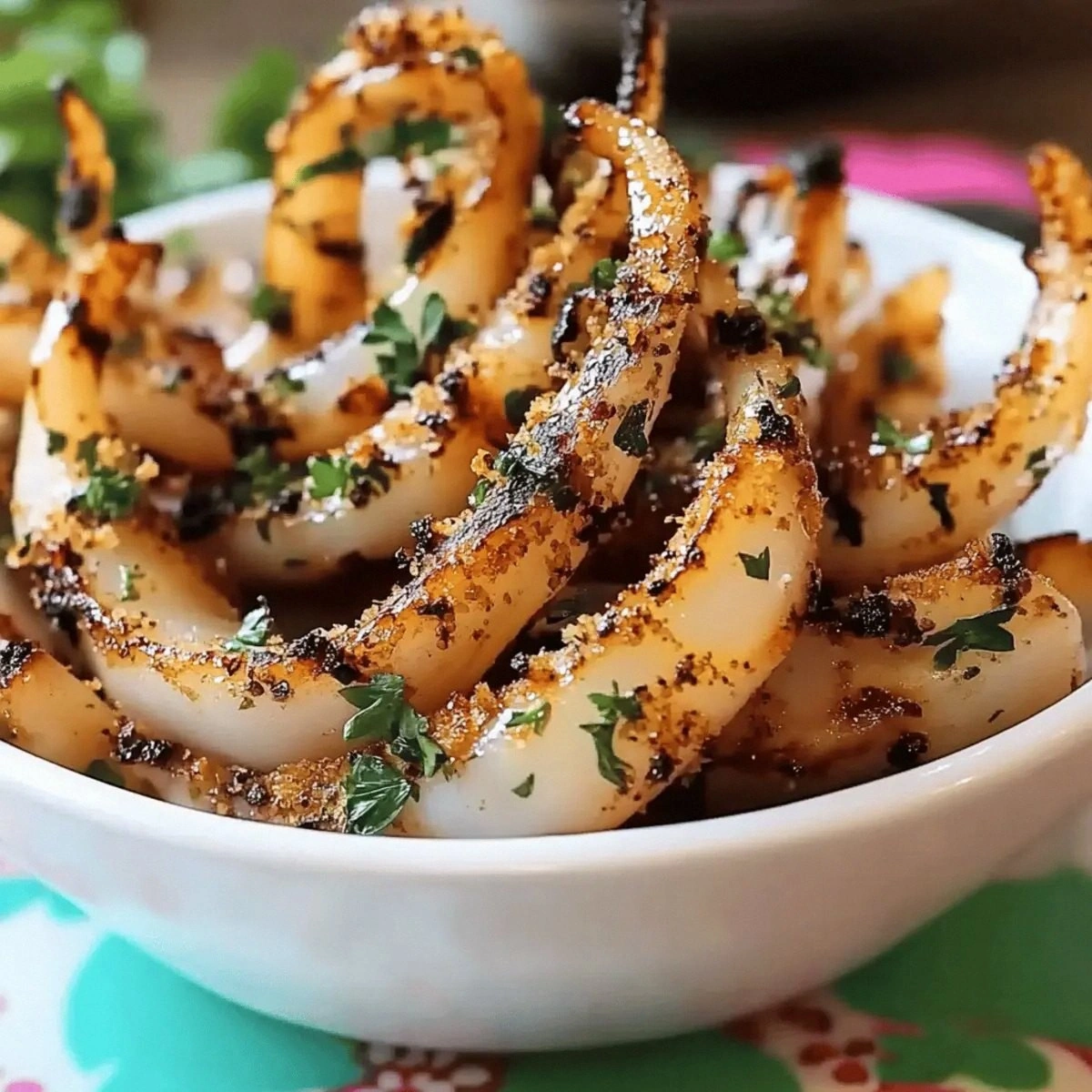 Garlic Parsley Grilled Squid Tapas: A Mouthwatering Delight