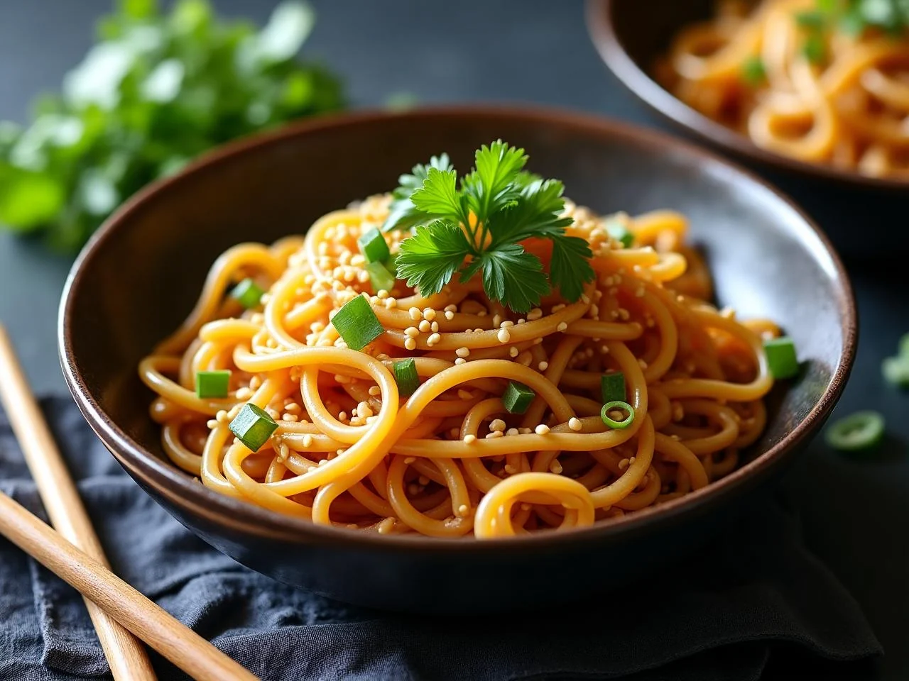 Garlic Sesame Noodles