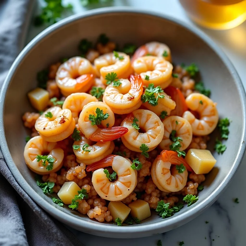 Garlic Shrimp Skillet