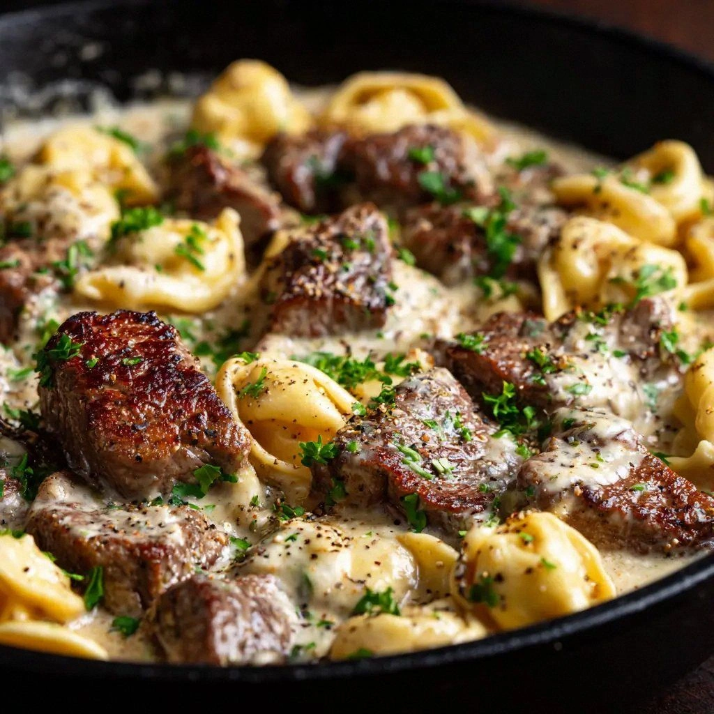 Garlic Steak Tortellini: A Res
