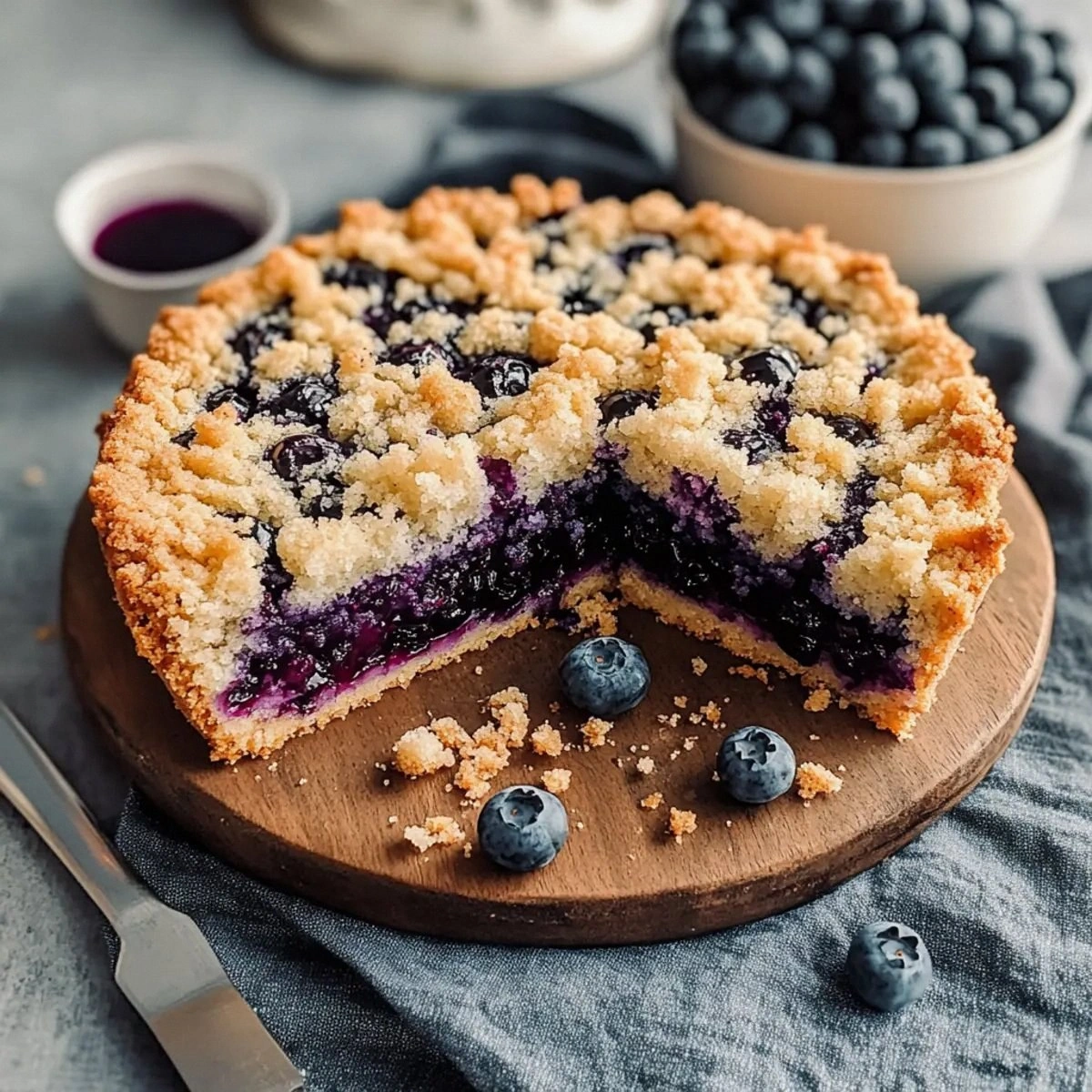 German Blueberry Cake – A Slice of Joy in Every Bite