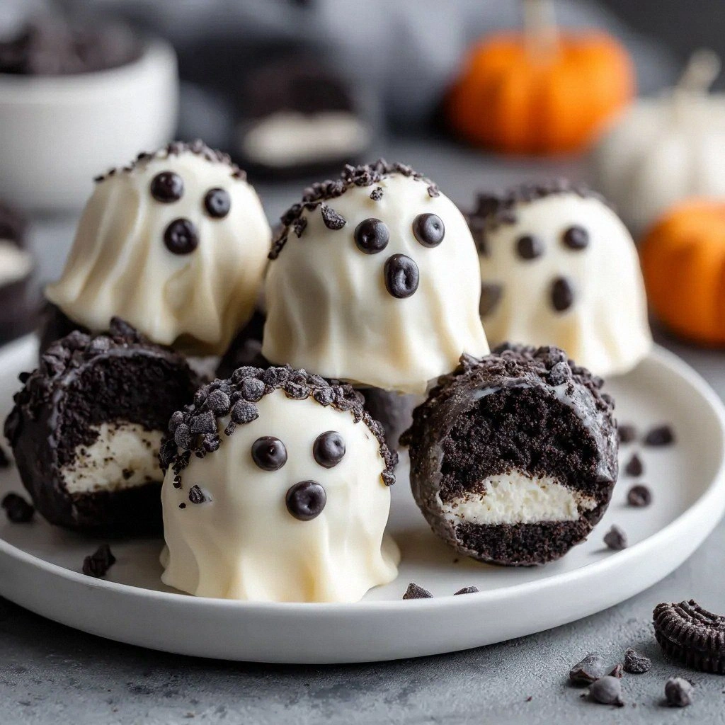 Ghost OREO Ball Truffles