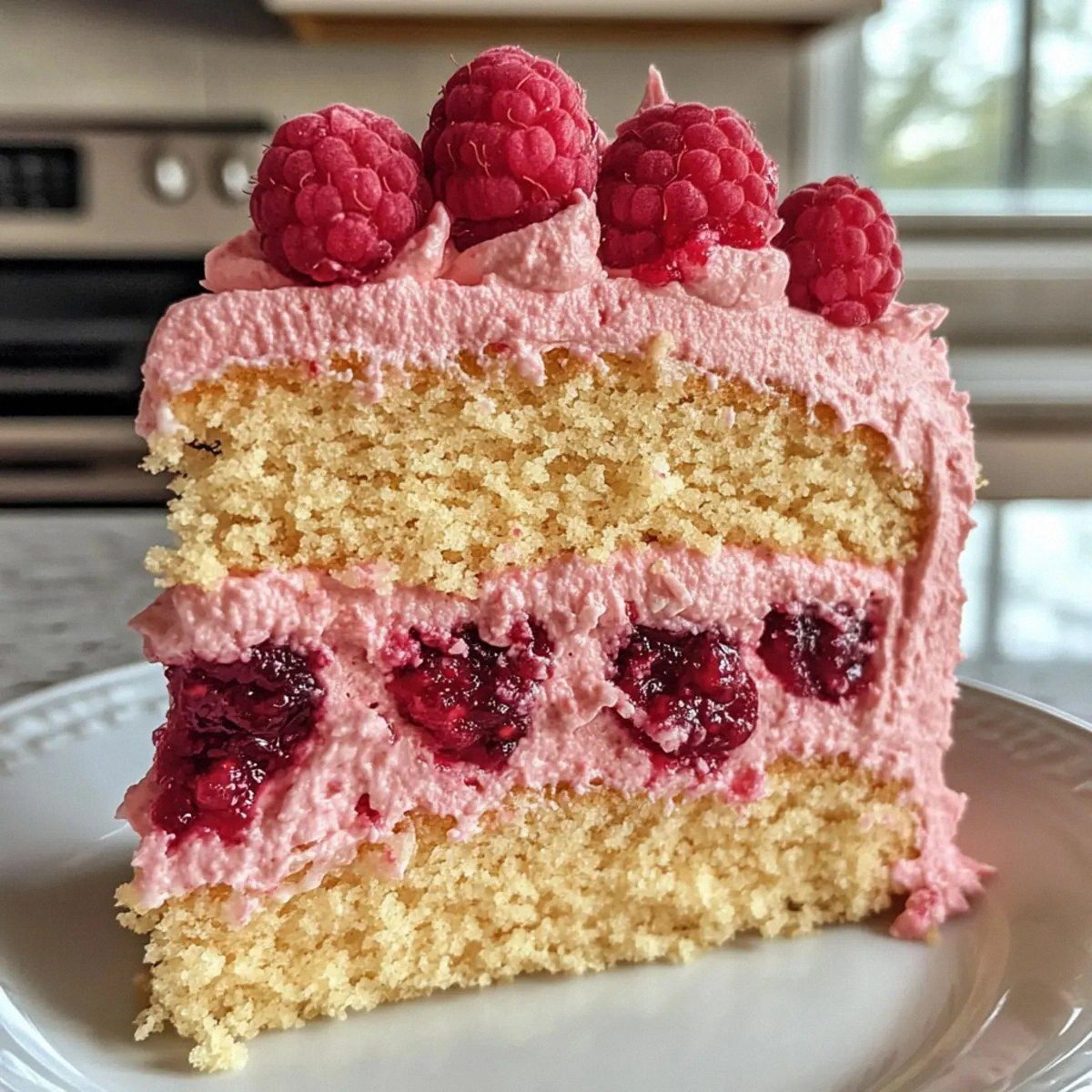 Giant Sugar Cookie with Raspberry Buttercream Bliss