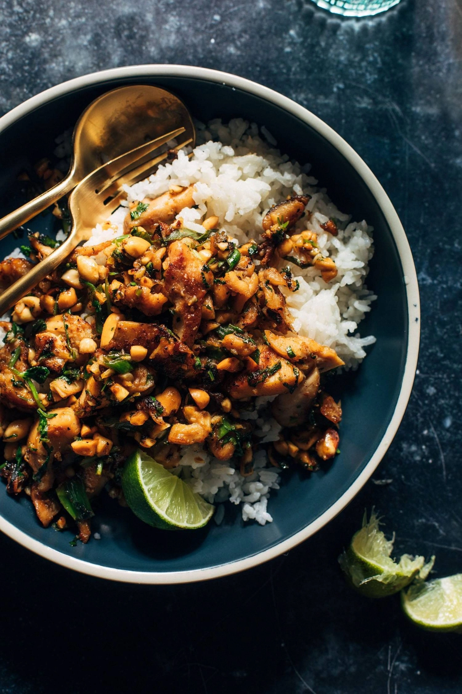 Ginger Peanut Chicken with Coc