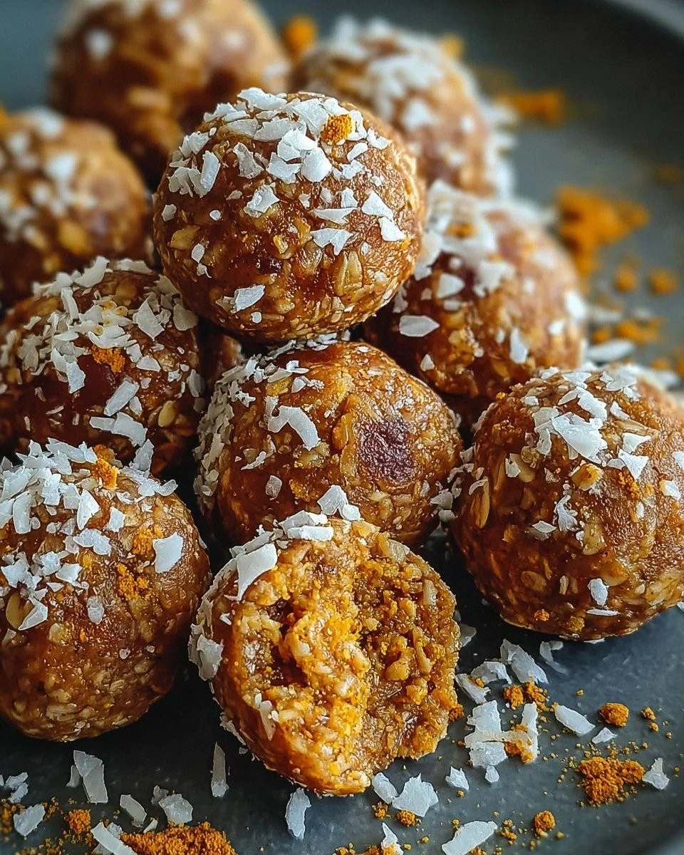 Ginger Turmeric Energy Balls: Boost Your Energy Today!