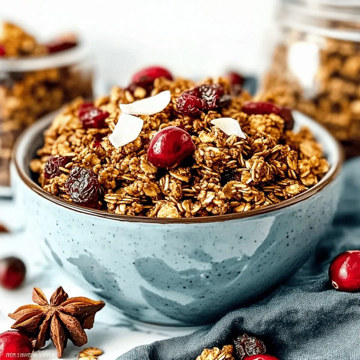 Gingerbread Granola: A Cozy, Crunchy Breakfast Delight