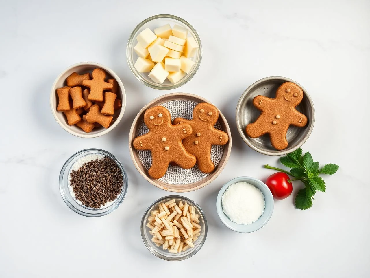 Ingredients for Gingerbread Men