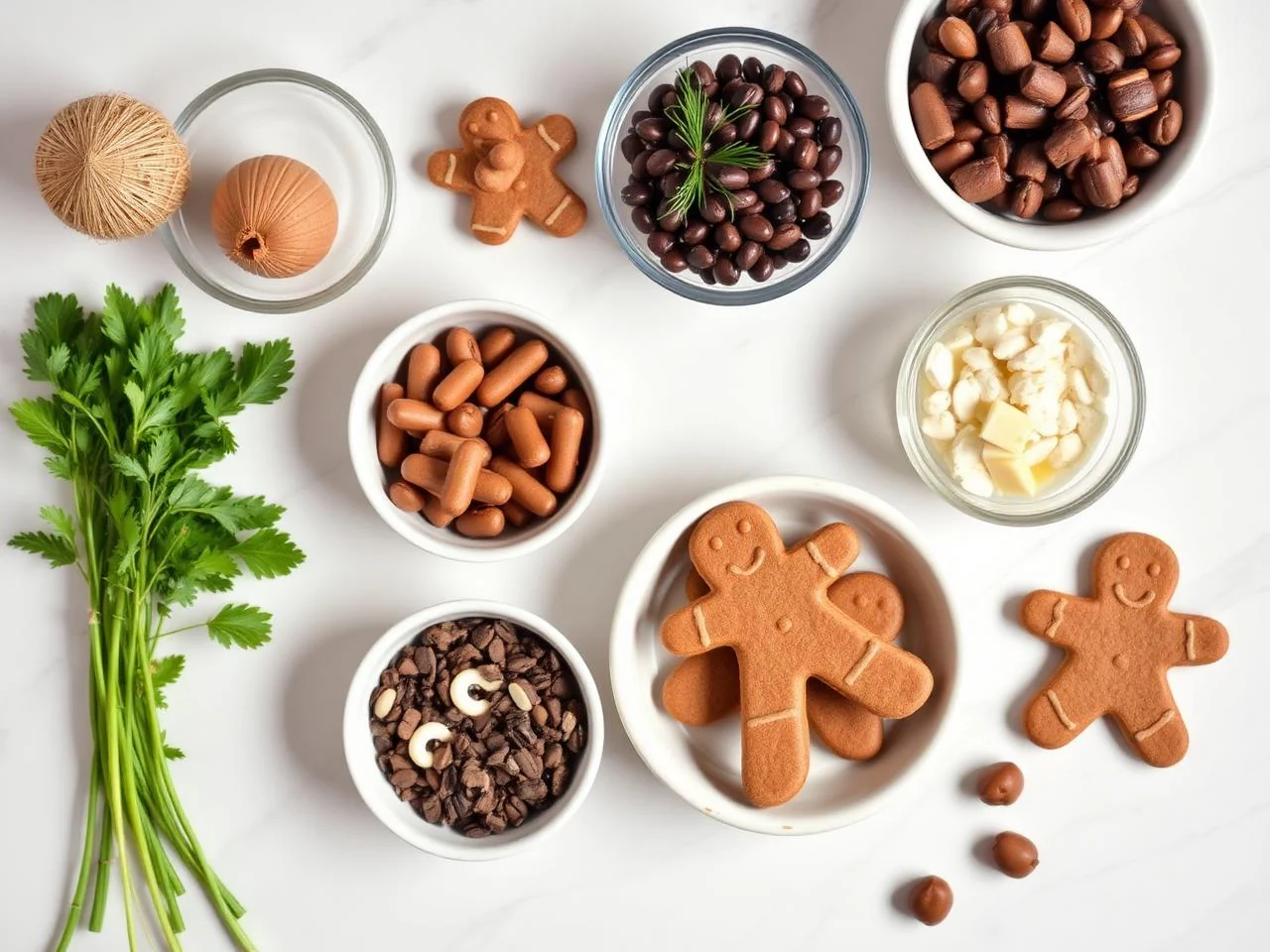 Ingredients for Gingerbread Men