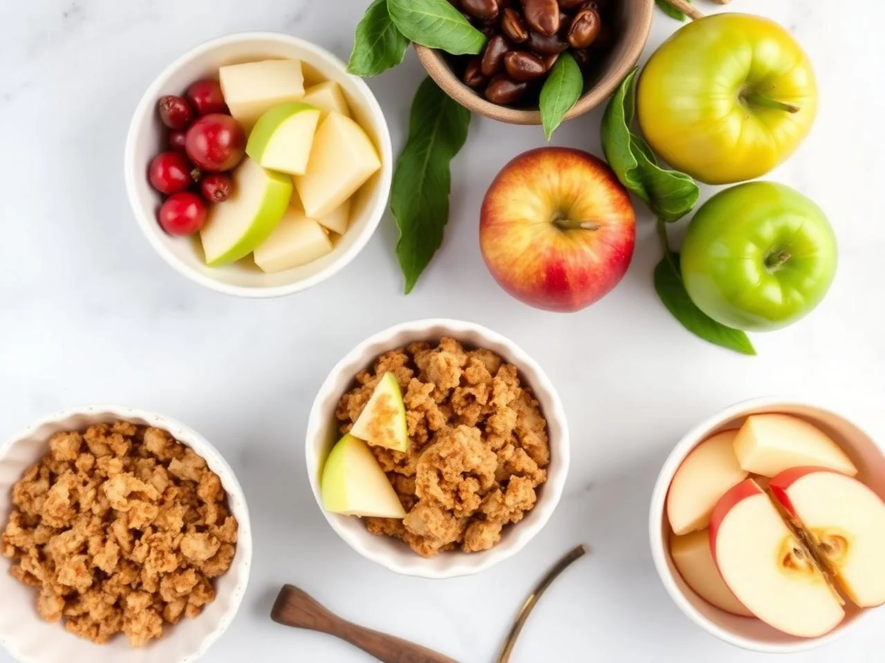 Ingredients for Gluten Free Apple Crisp
